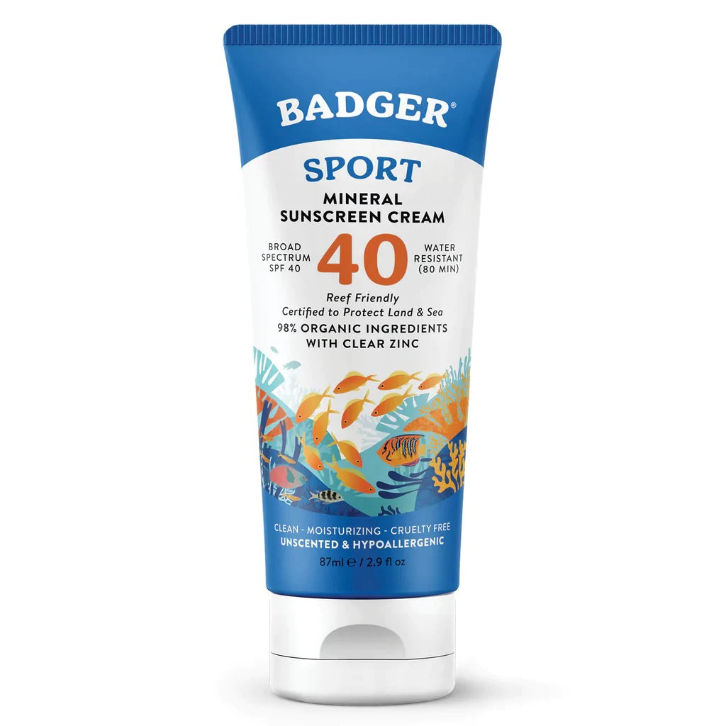 SPF 40 SPORT MINERAL SUNSCREEN BADGER